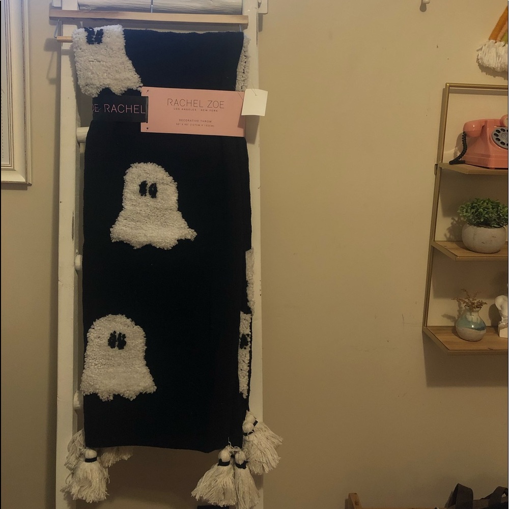 Rachel Zoe ghost throw blanket